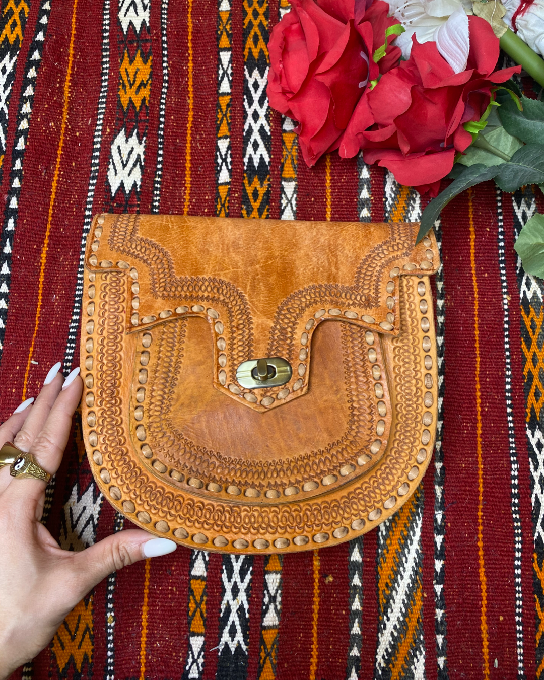 Moroccan Hand Made Leather Bag