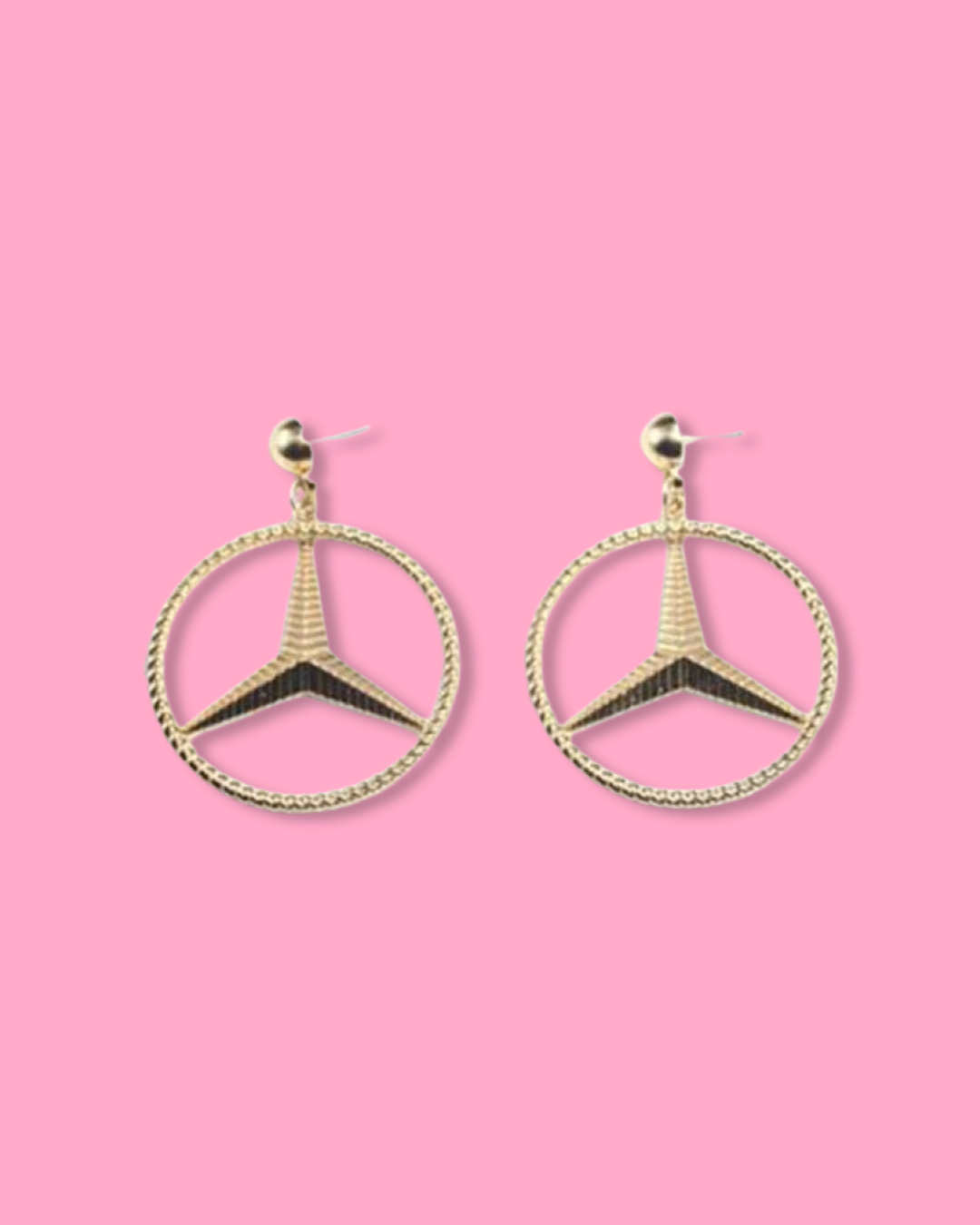 Mercedes Earrings Gold